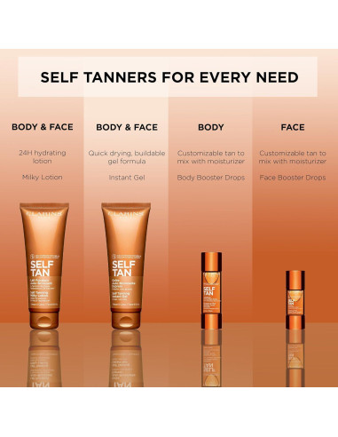 Acelerador de Bronceado Facial Clarins 14g | Gotas Hidratantes