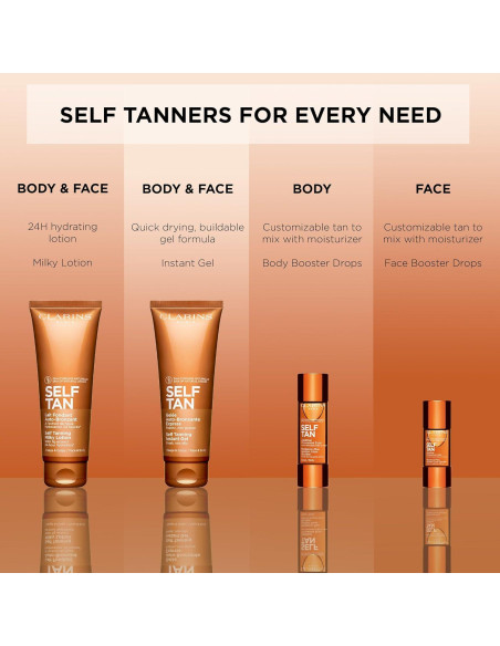 Acelerador de Bronceado Facial Clarins 14g | Gotas Hidratantes