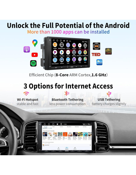 Estéreo de Coche ATOTO A6PF Android 10, Pantalla 7"