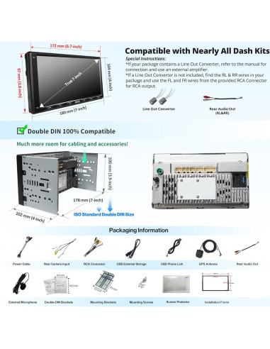 Estéreo de Coche ATOTO A6PF Android 10, Pantalla 7"