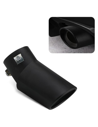 Silenciador de Escape Fluher Curvado Acero Inoxidable 14cm