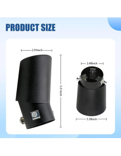 Silenciador de Escape Fluher Curvado Acero Inoxidable 14cm 2