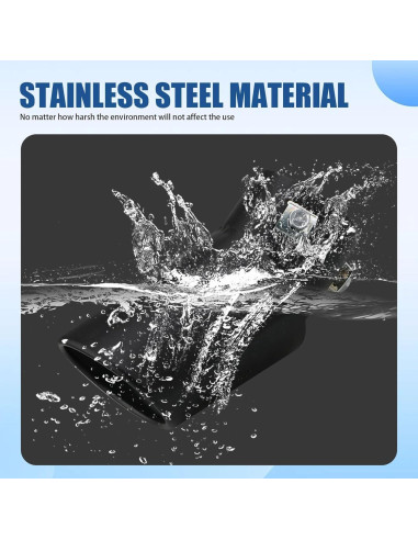 Silenciador de Escape Fluher Curvado Acero Inoxidable 14cm