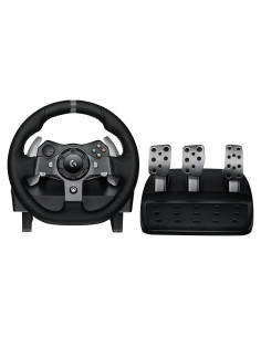 Volante Logitech G920 con Pedales y Retroalimentación - Negro