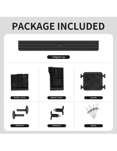 Moldura de Puerta Trasera KARPAL para Ford F150 2015-2020