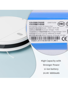 Batería de Reemplazo DGFTB 6800mAh 14.4V para AIRROBO T10+ 2