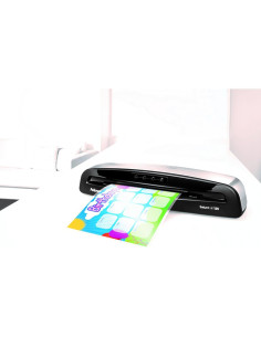 Laminadora Fellowes Callisto 125, 31.75 cm, Plata/Negro 2