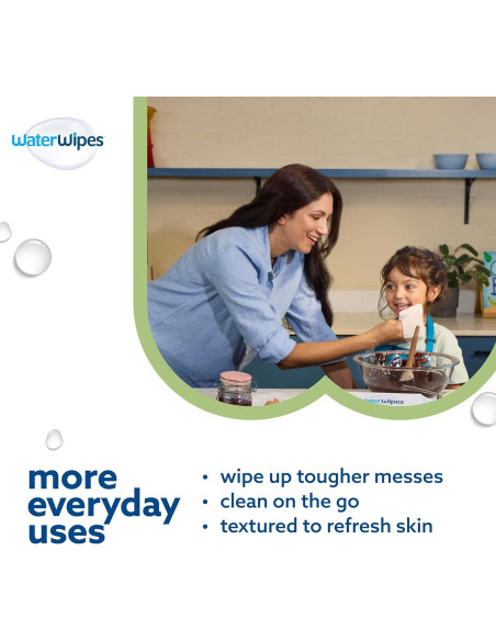 Toallitas Húmedas WaterWipes Sensitive+ 60 Unidades Sin Fragancia