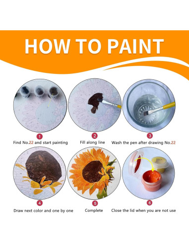 Kit de Pintura por Números JULOUYN 40.6x50.8 cm Adultos