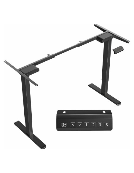 Marco de Escritorio Eléctrico VIVO DESK-V122EB Ajustable 72-120 cm