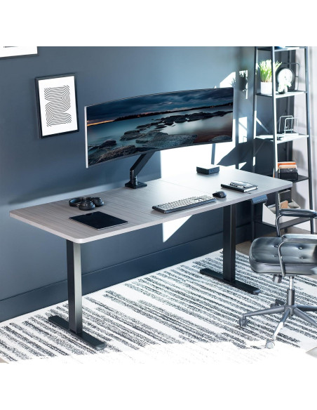 Marco de Escritorio Eléctrico VIVO DESK-V122EB Ajustable 72-120 cm