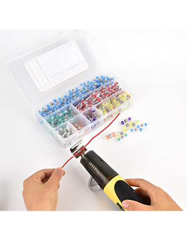 Kit de 520 Conectores de Alambre de Soldadura Amliber