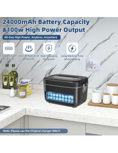 Caja de Almuerzo Eléctrica Inalámbrica Swiitaey 5.1 Tazas 2
