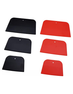 6 Espatuladores de Relleno de Plástico PE TuNan - 10, 12 y 15 cm