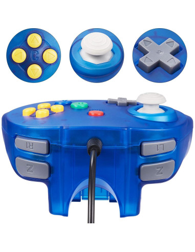 Paquete de 2 Controladores N64 Suily Joystick 182 cm