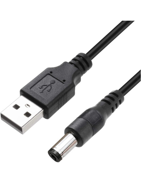 Cable de Carga USB 1.2m para Secador de Uñas LED MelodySusie