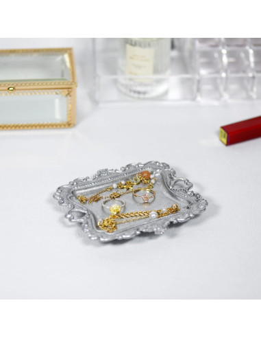 Plato de Joyas Antiguo Funly mee Plata 12.7 cm Vintage