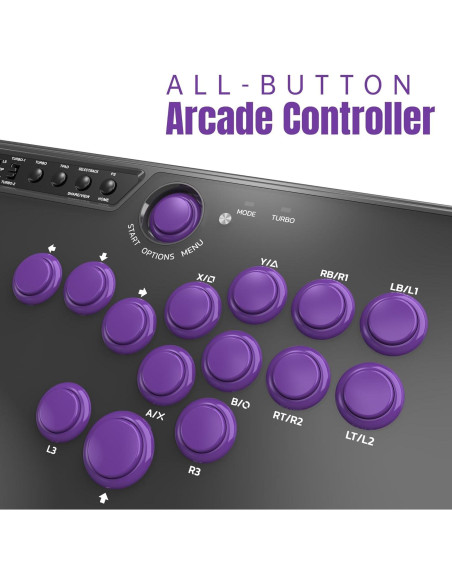 MAYFLASH F500 Flat Controlador Arcade Multi Compatibilidad