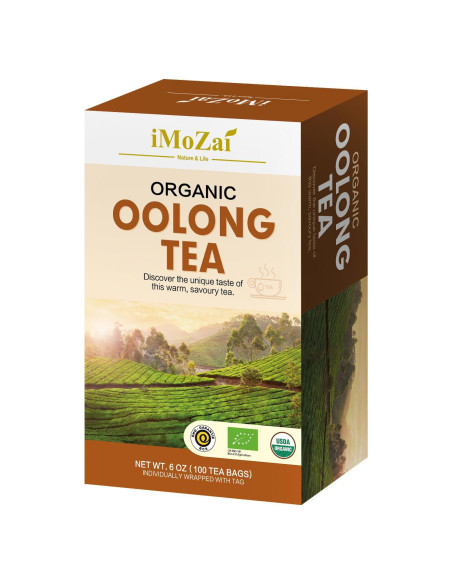 Té Oolong Orgánico Imozai 100 Bolsitas Individuales