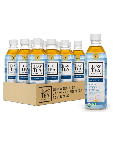 Té Helado Verde Jasmine Teas' Tea Orgánico 12 Botellas 500ml