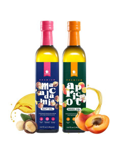 Aceite de Nuez de Macadamia y Albaricoque Gourmanity 500ml