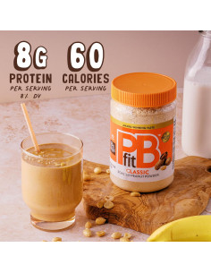 PBfit Polvo de Mantequilla de Maní Clásico 425g - Bajo en Grasa 2