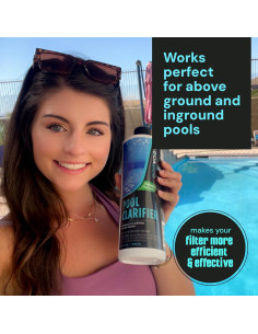 Aclarador Natural de Piscina AquaDoc 32 oz - Ecológico y Eficaz 2