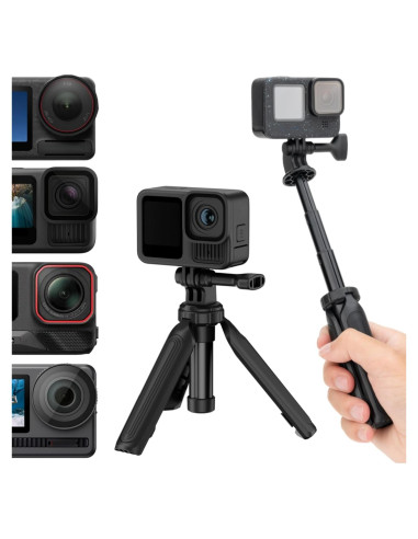 Mini Trípode Selfie JJC Negro para GoPro Hero y DJI Osmo