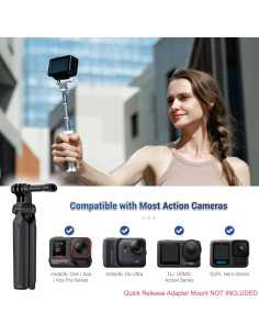 Mini Trípode Selfie JJC Negro para GoPro Hero y DJI Osmo 2