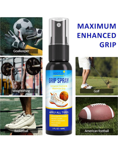 Spray Antideslizante ASDToTio 60 ml para Zapatillas y Guantes