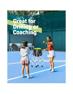 Carro de Pelotas de Tenis YooKoo para 150 Pelotas - Plegable 2