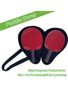 Funda de paleta de tenis de mesa CORECISE con bolsillo 2