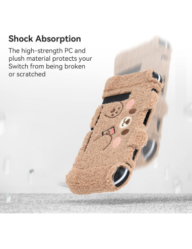 Funda Vintage para Nintendo Switch GeekShare con Tapas de Joystick