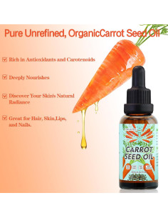 3Pack Aceite de Semilla de Zanahoria FORVIRNESS 100% Natural 2