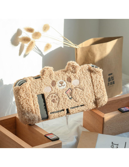 Funda Vintage para Nintendo Switch GeekShare con Tapas de Joystick