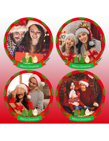 Estatua de Santa Claus con luces LED 25.4 cm Smadeer