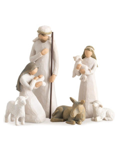 Conjunto de Natividad Willow Tree 6 Piezas Pintadas a Mano
