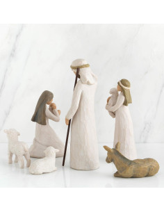 Conjunto de Natividad Willow Tree 6 Piezas Pintadas a Mano 2