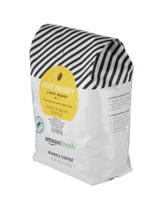 Café de Grano Entero Tostado Claro AmazonFresh Just Bright 907g 2