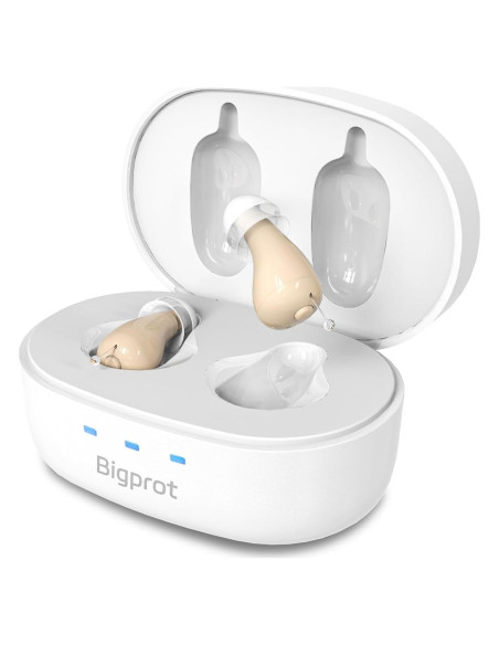 Ayudas Auditivas Recargables BIGPROT Mini Invisibles 100h