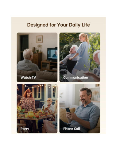 Ayudas Auditivas Recargables BIGPROT Mini Invisibles 100h