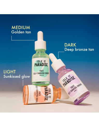 Gotas de Bronceado Autoadhesivo Isla del Paraíso 30 ml Vegano
