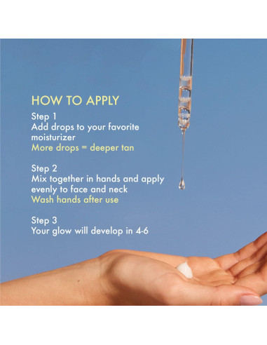 Gotas de Bronceado Autoadhesivo Isla del Paraíso 30 ml Vegano