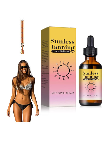 Gotas de bronceado sin sol HONGMENG - 1 pieza, naturales