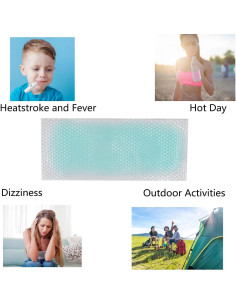 40 Parches de Gel Refrigerante Alivio Dolor Cabeza Alovexiong 2