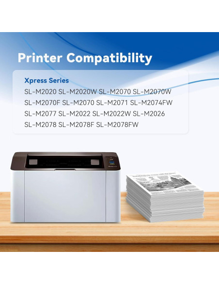 Cartucho de Tóner Negro MLT-D111S Belietop Compatible 2 Pzs