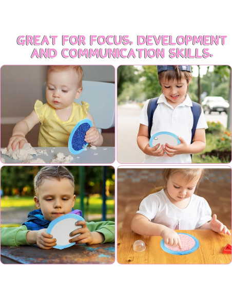 Alfombrillas Sensoriales Boao 8 Piezas 10.16 cm Texturizadas