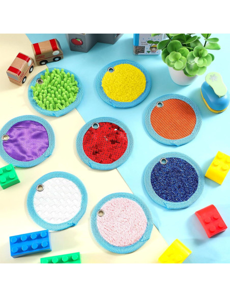 Alfombrillas Sensoriales Boao 8 Piezas 10.16 cm Texturizadas