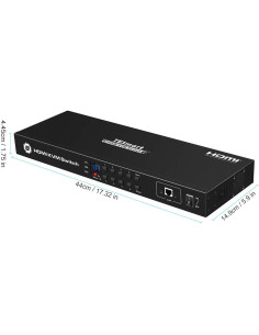 Interruptor KVM HDMI TESmart 8 Puertos 4K 30Hz USB 2.0 2