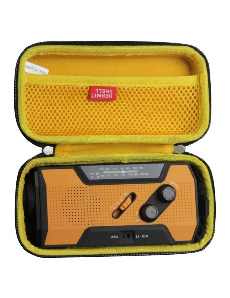 Funda dura Hermitshell para radio solar FosPower 16x6.8x5.1cm